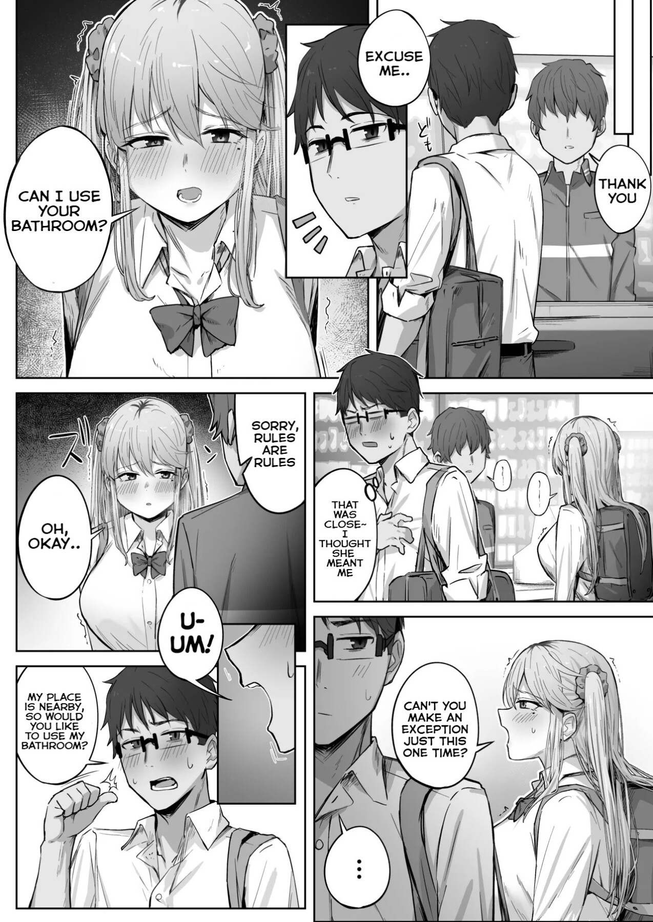 Hentai Manga Comic-The popular gal in my class had a wetting and inverted nipple complex.-Read-5